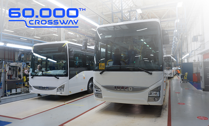 CROSSWAY, the best-selling intercity range, breaks a new record with 60,000 units produced